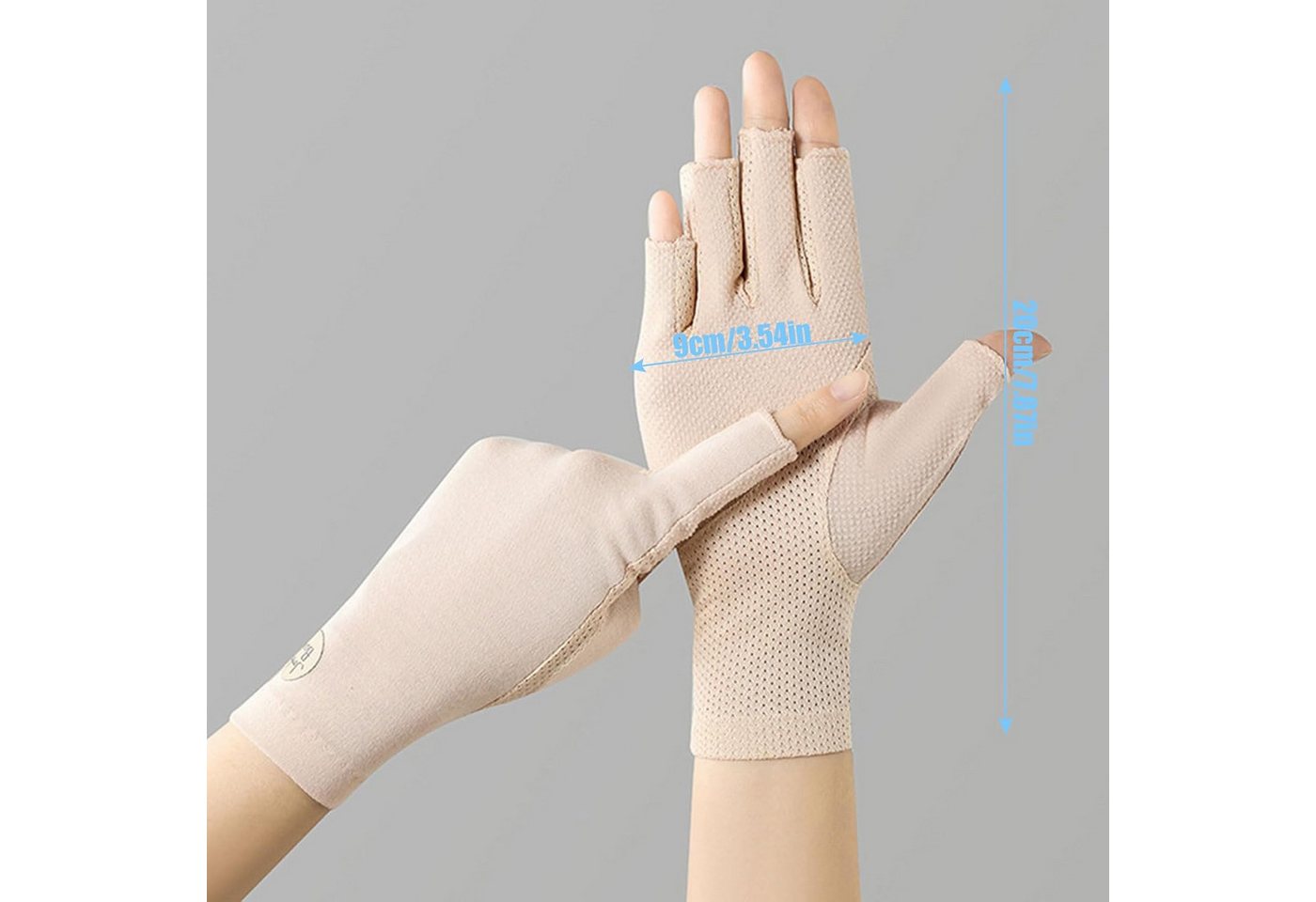 Oemmn Fahrradhandschuhe Damen UV Sonnenschutz Handschuhe, Sommer Touchscreen Bild 4