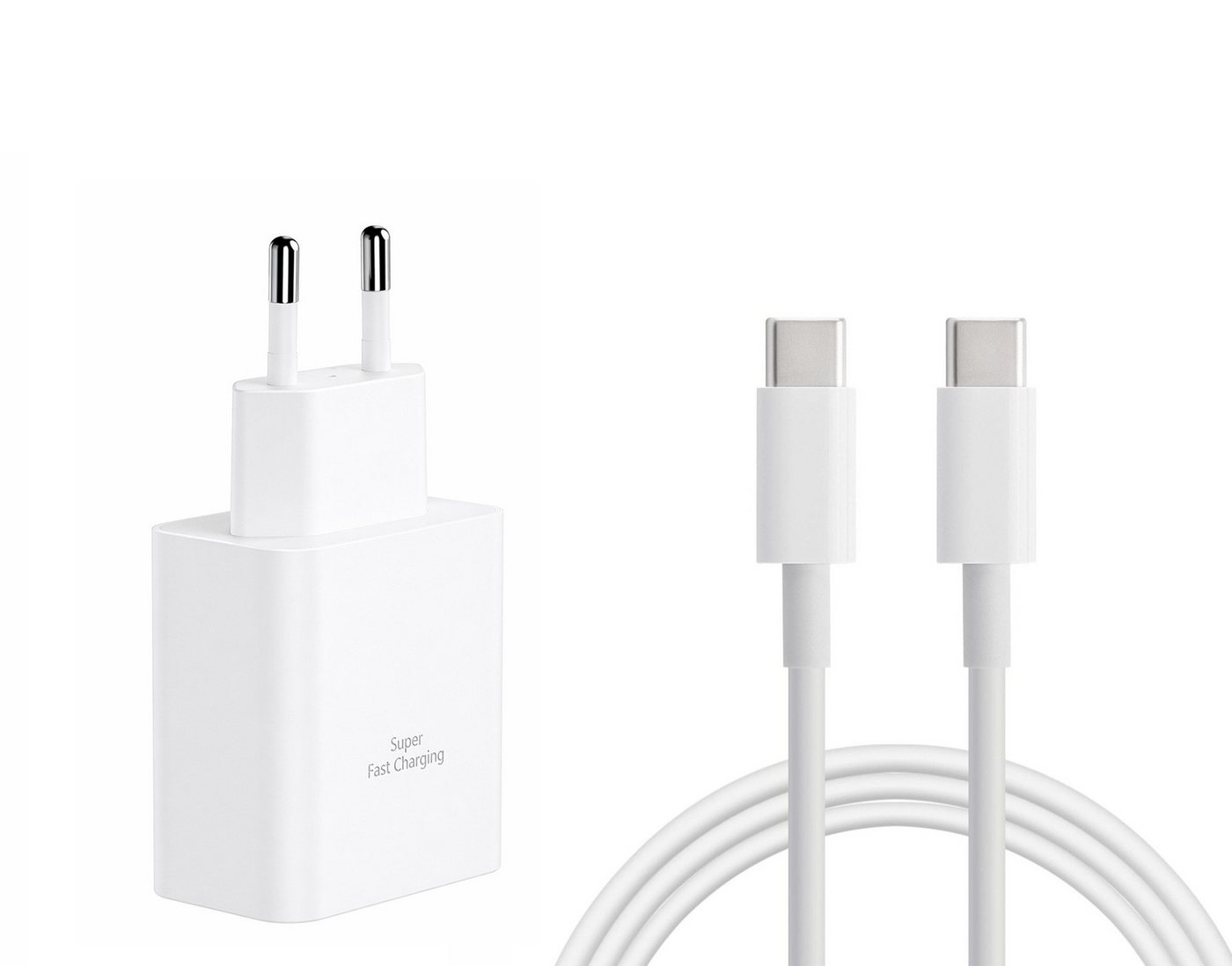 Ventarent 45W Ladeset für Samsung Ladekabel Schnellladeadapter für S26 A55 Z USB-Ladegerät (3000 mA, Set, 2-tlg., Charger, Ladekabel Typ-C, Ladegerät für Samsung Galaxy, Ladekabel für Samsung Galaxy, iPhone) Bild 5