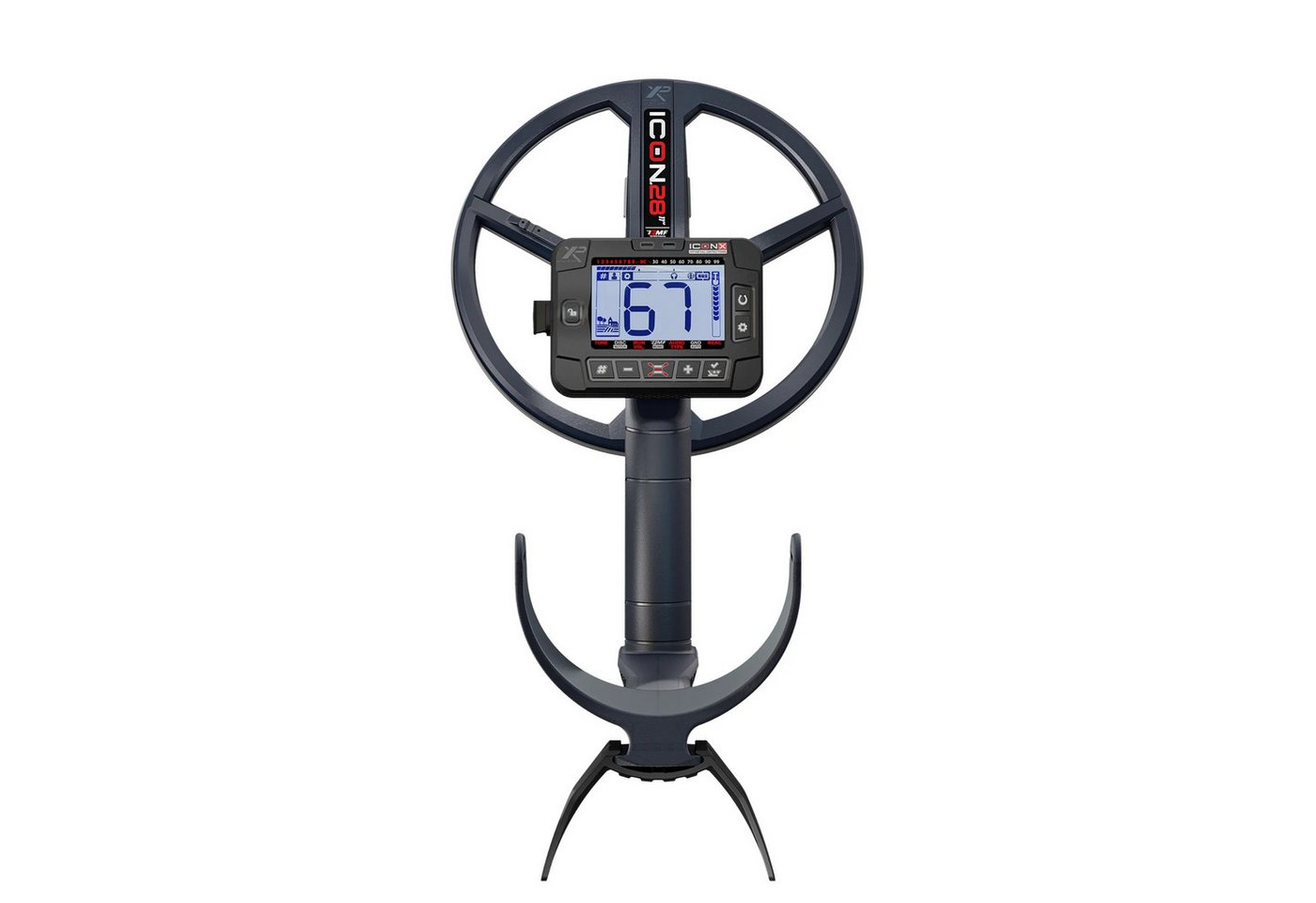 XP Metal Detectors Metalldetektor ICONX, 28cm Suchspule, WSA ST Kopfhörer, Multifrequenz Bild 5