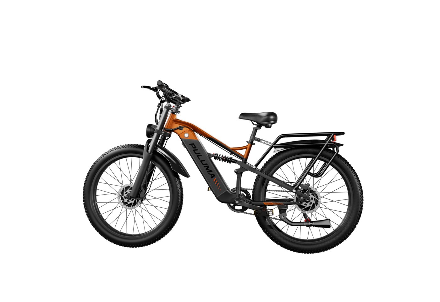PixelPilot E-Bike Cityrad 26 Zoll Fully Fatbike mit 20Ah Akku, Shimano 7-Gang, DNM Dämpfung pro, 7 Gang, (Packung) Bild 2