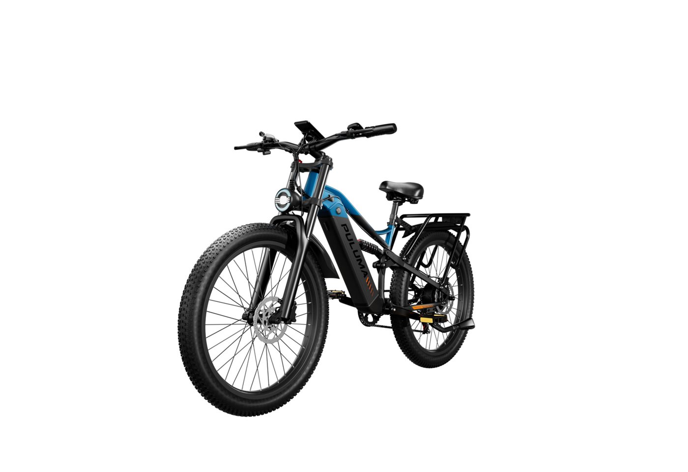 PixelPilot E-Bike Cityrad 26 Zoll Fully Fatbike 20Ah Akku, Shimano 7-Gang, DNM Dämpfung, 7 Gang Bild 5
