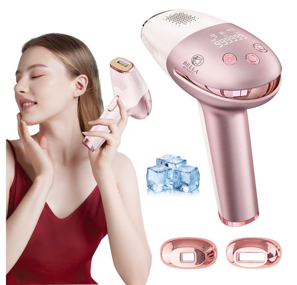BELLABEAUTY IPL-Haarentferner IPL Haarentfernung, IPL Laser Kühlfunktion, IPL Haarentfernungsgerät, 999999 Lichtimpulse, 999.999 Lichtimpulse, 999.999 Lichtimpulse, Damengeschenk, Lumea IPL