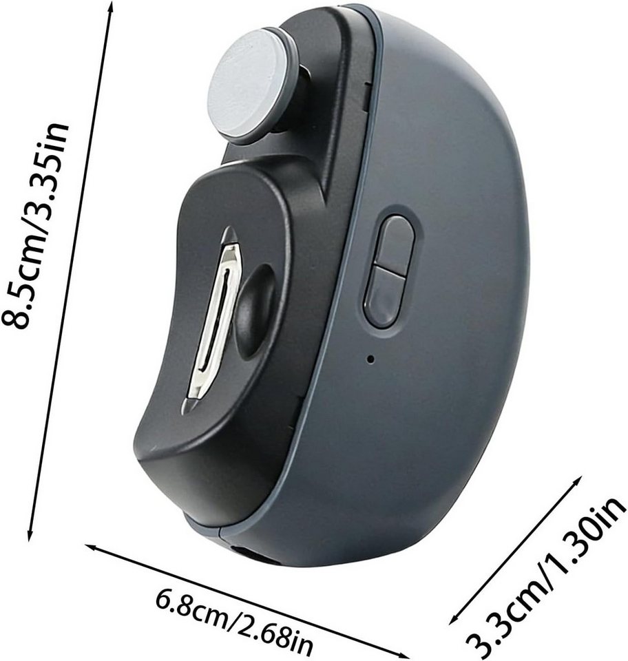 FELIXLEO Maniküre-Pediküre-Set Elektrischer Knipser mit LED für dicke Nägel Bild 2