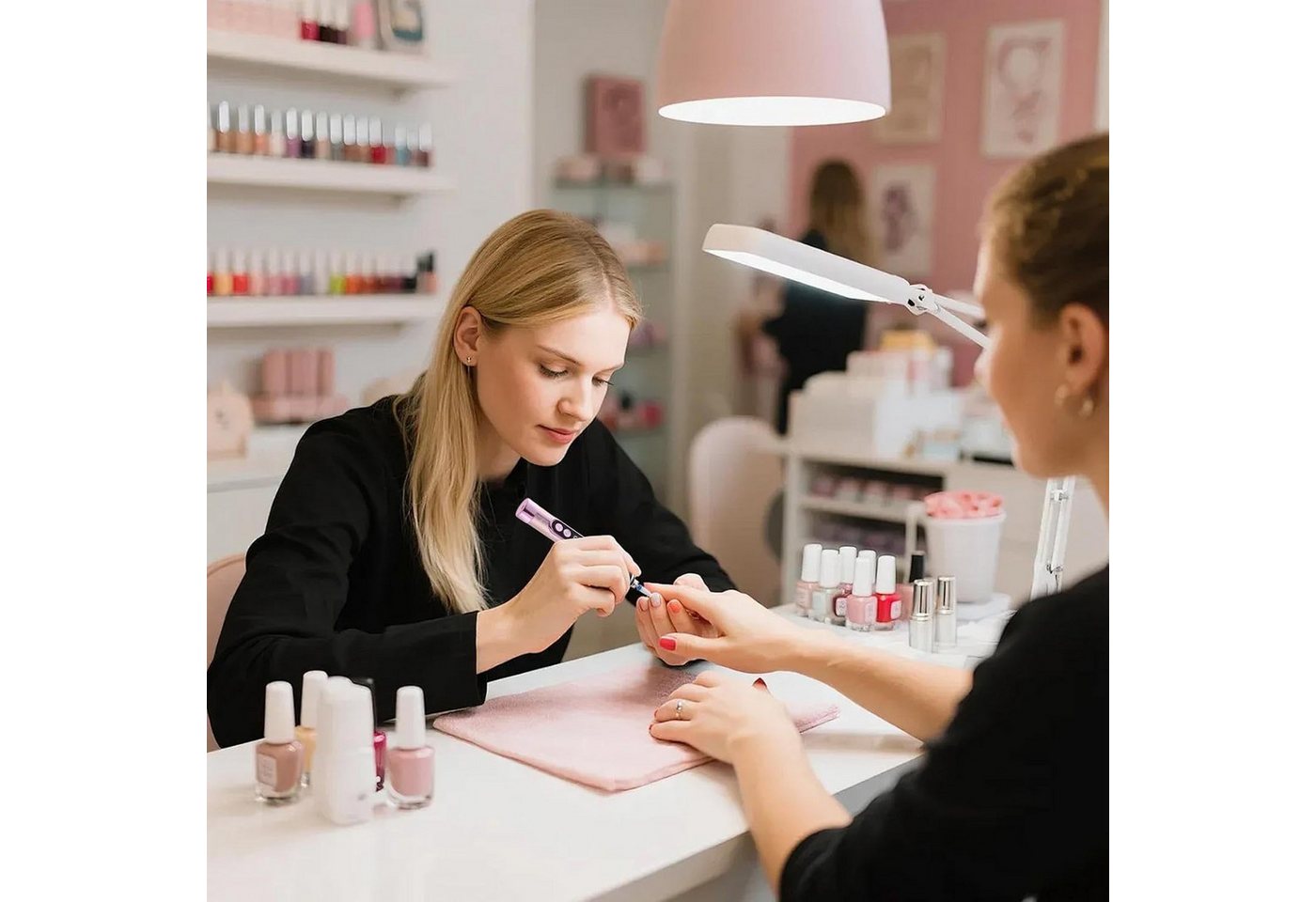 FELIXLEO Maniküre-Pediküre-Set Professionelle elektrische Nagelfräse mit Digitalanzeige Bild 3