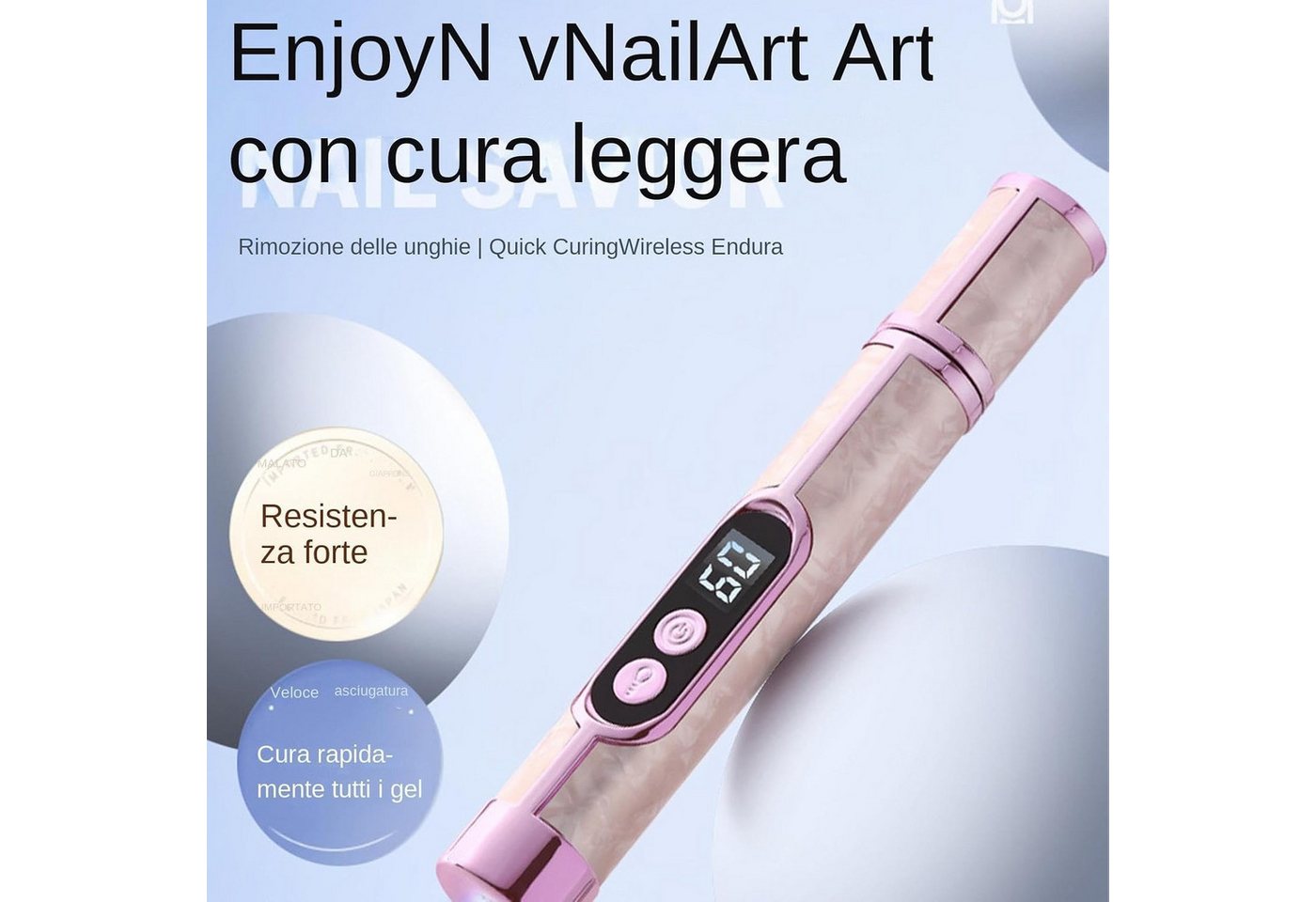 FELIXLEO Maniküre-Pediküre-Set Professionelle elektrische Nagelfräse mit Digitalanzeige Bild 5