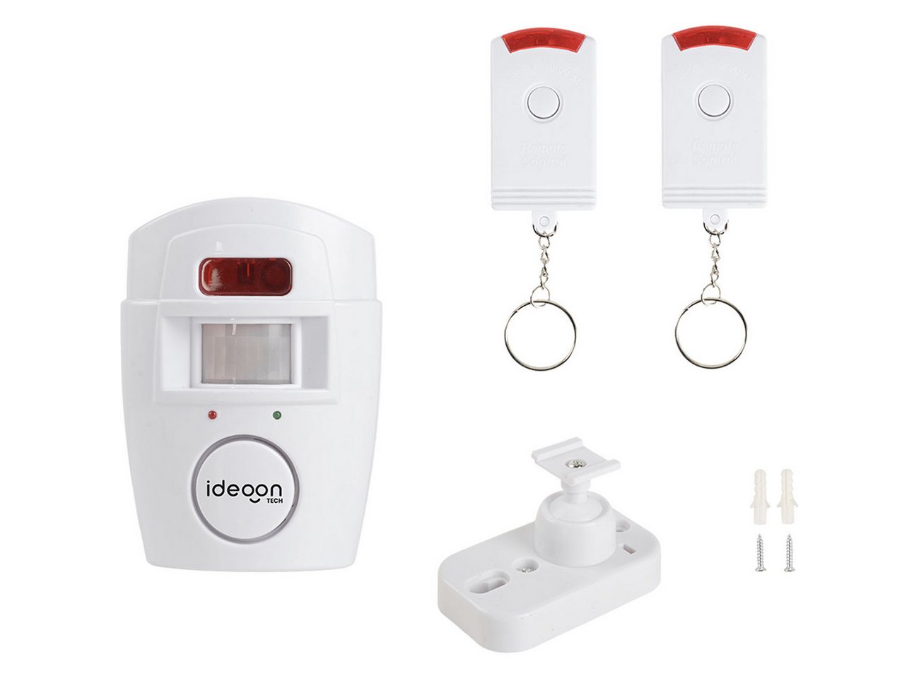 shop'n smile ideoon PIR Alarmanlage (105 dB) mit 2 Fernbedienungen, Hausalarm & Schutz Alarmanlage (PIR-Sensor-Reichweite: 5 m) Bild 5