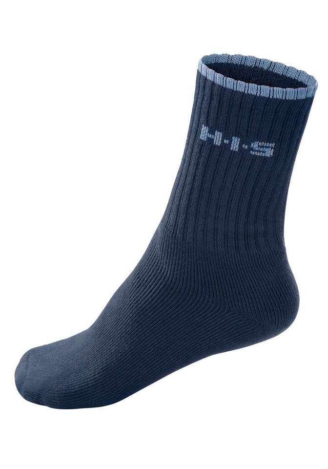 H.I.S Sportsocken Tennissocken Damen Herren Laufsocken (Packung, 6-Paar, Crew Socks Gr. 35-38 bis 47-48) mit Frottee & verstärkten Belastungszonen Bild 3