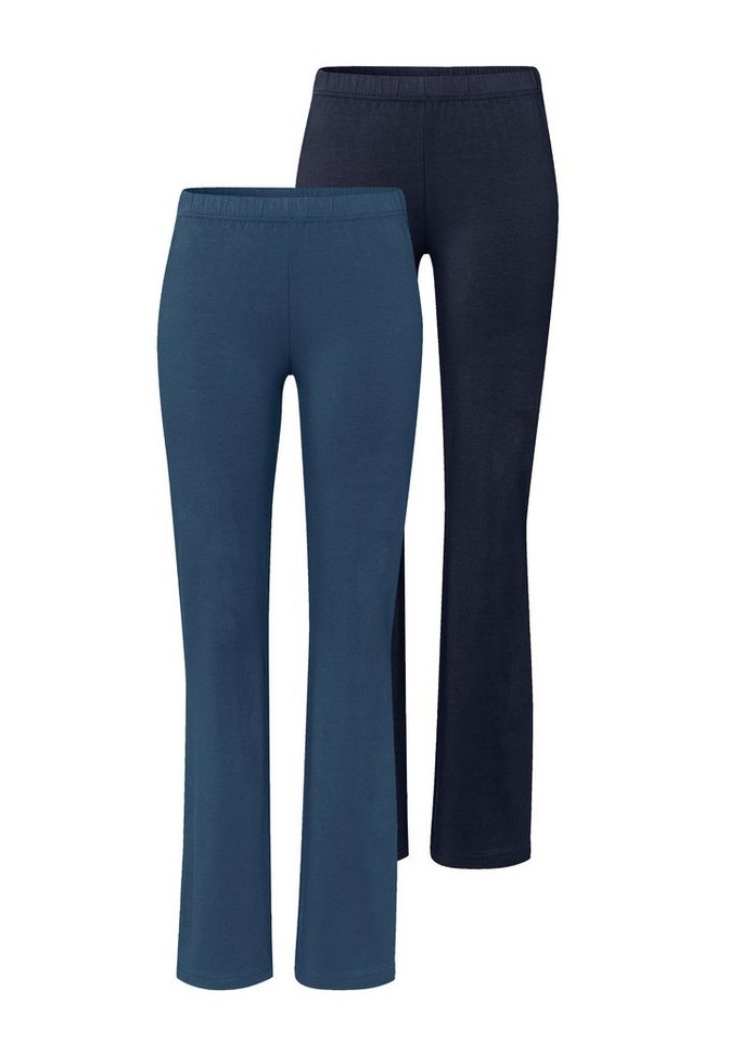 Vivance Active by Lascana Jazzpants (2er-Pack) mit leicht ausgestelltem Bein, Loungewear Bild 3