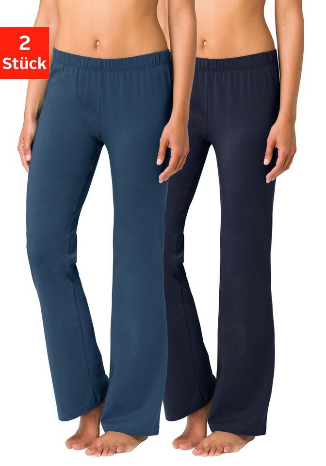 Vivance Active by Lascana Jazzpants (2er-Pack) mit leicht ausgestelltem Bein, Loungewear Bild 4