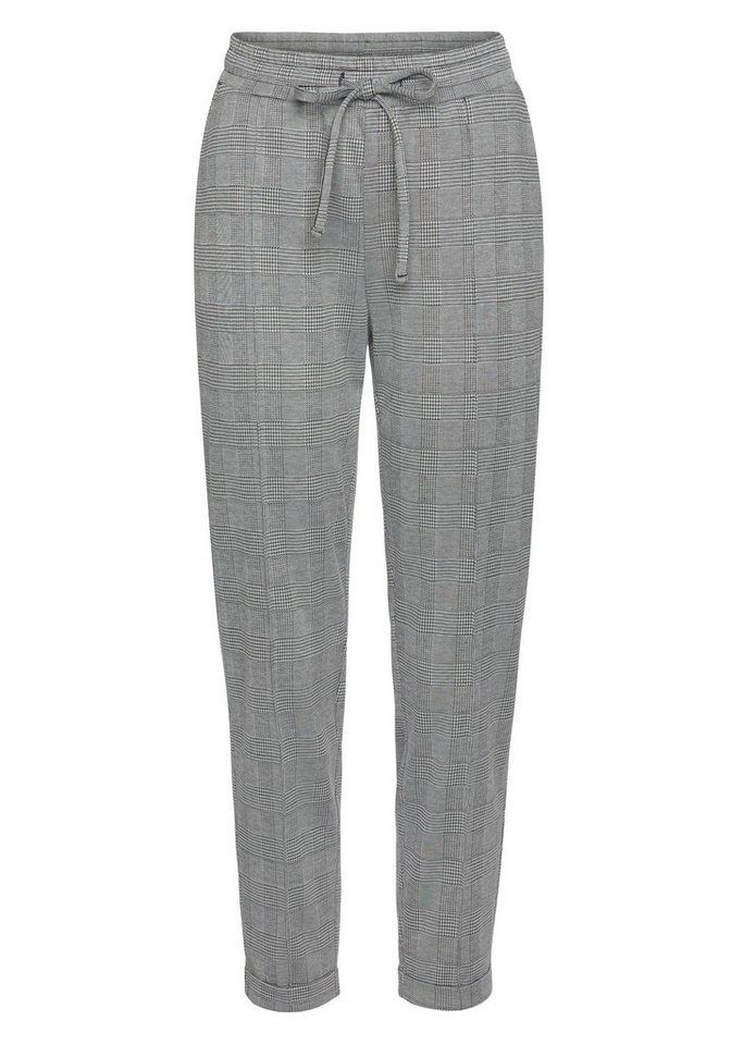 Vivance by Lascana Jogger Pants aus bequemen Stretchstoff mit Karomuster und seitlichen Taschen, Sommerhose, Schlupfhose Bild 3