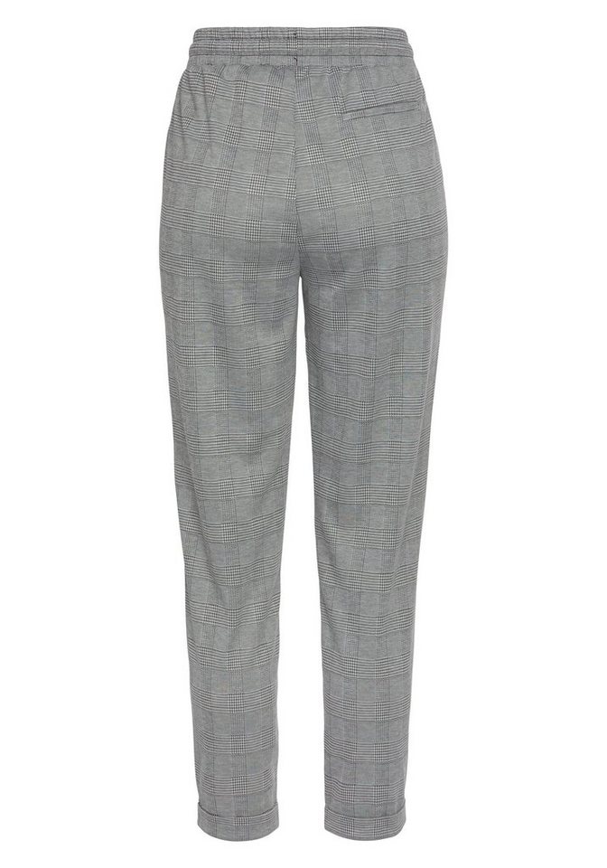Vivance by Lascana Jogger Pants aus bequemen Stretchstoff mit Karomuster und seitlichen Taschen, Sommerhose, Schlupfhose Bild 5