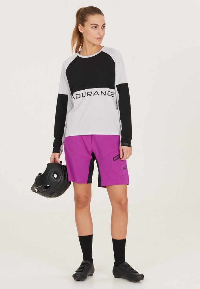 ENDURANCE Radhose Jamilla W 2 in 1 Shorts mit herausnehmbarer Innen-Tights Bild 2