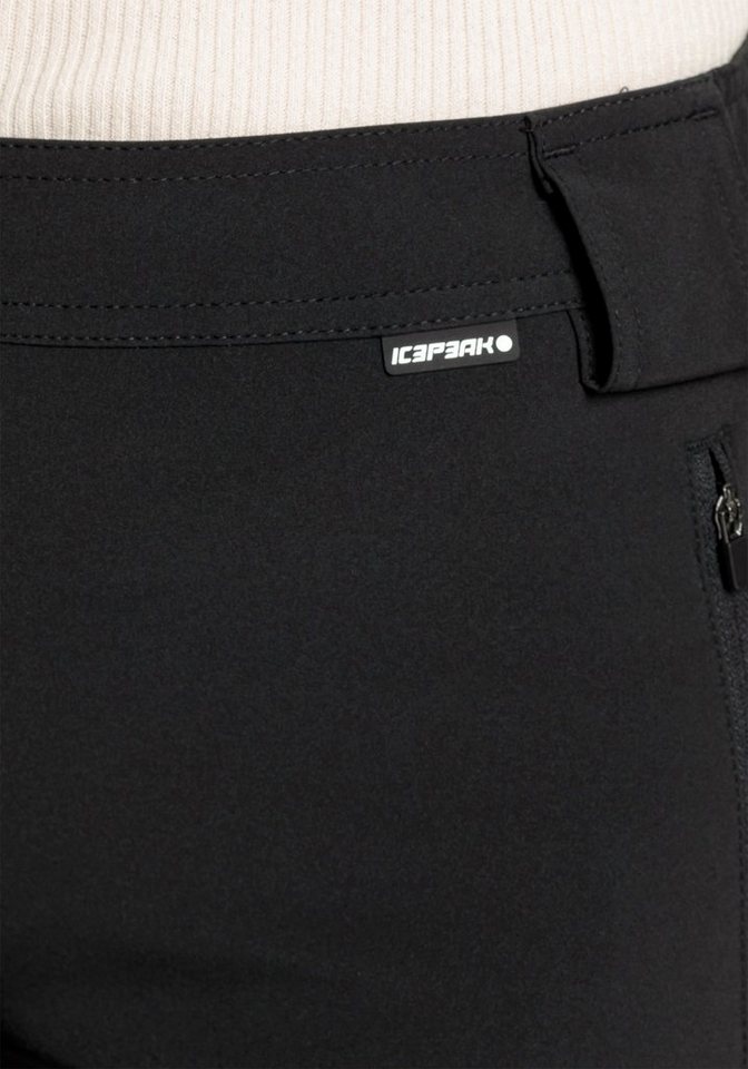 Icepeak Softshellhose DORAL mit Reißverschlusstaschen, aus elastischem Softshell-Material Bild 3