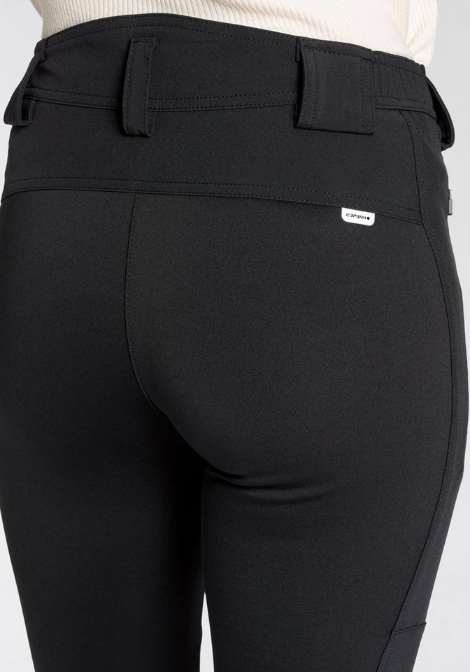 Icepeak Softshellhose DORAL mit Reißverschlusstaschen, aus elastischem Softshell-Material Bild 4