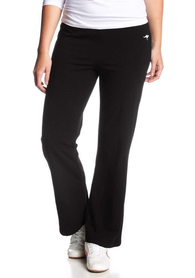 KangaROOS Jazzpants mit Logodruck, in elastischer Jersey-Qualität Bild 2