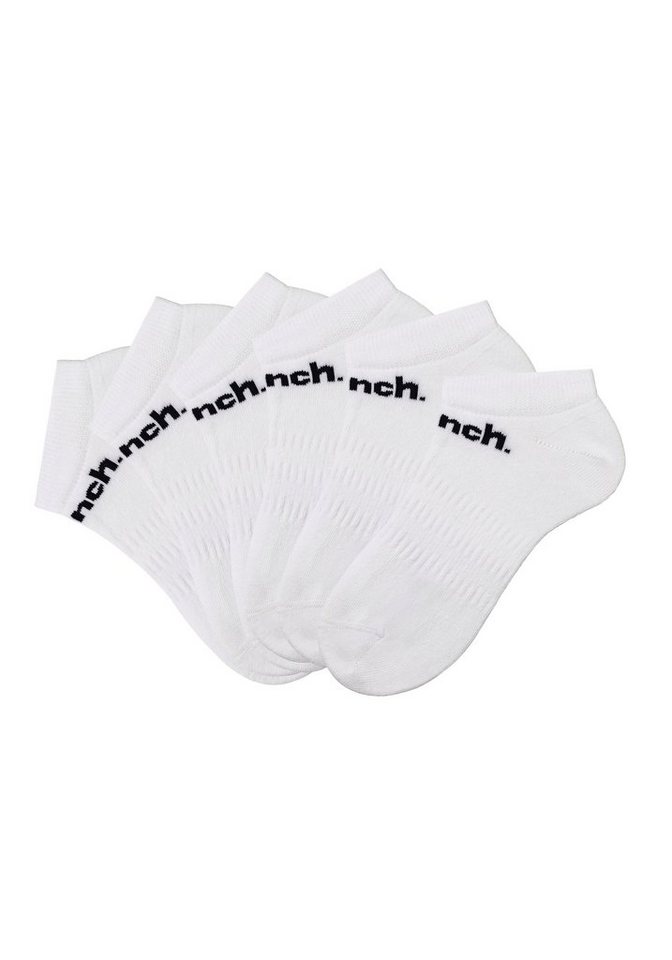 Bench. Sportsocken Damen Herren Sneaker Socken, Laufsocken niedrige Socken (Packung, 6-Paar, Gr. 32-38 bis 47-48) Sneakersocken mit klassischem Logoschriftzug Bild 3