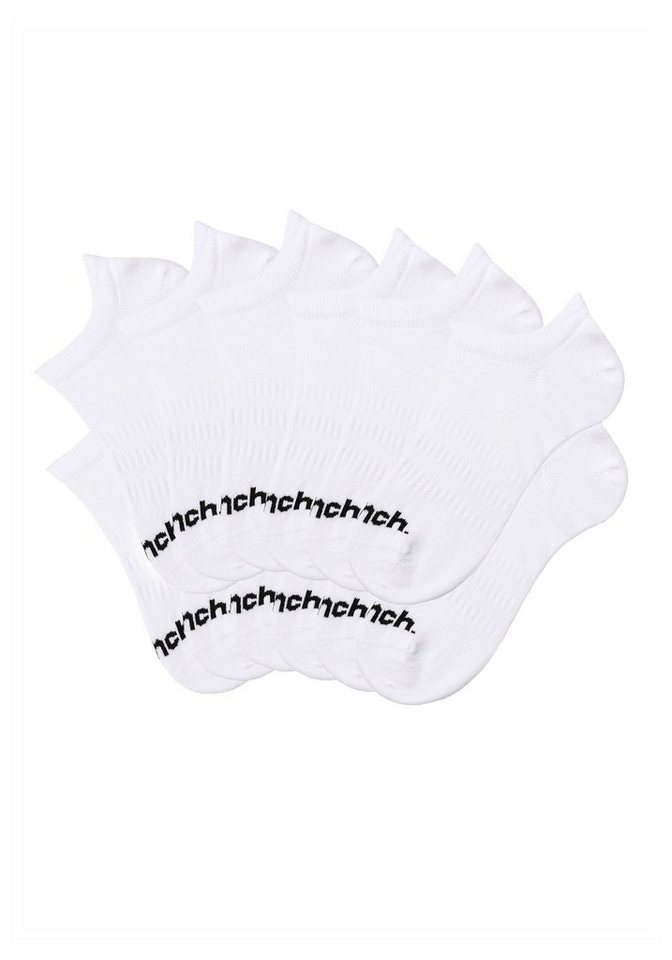 Bench. Sportsocken Damen Herren Sneaker Socken, Laufsocken verschwinden im Schuh (Packung, 12-Paar, No Show Gr. 35-38 bis 47-48) in der Großpackung mit Arch Support