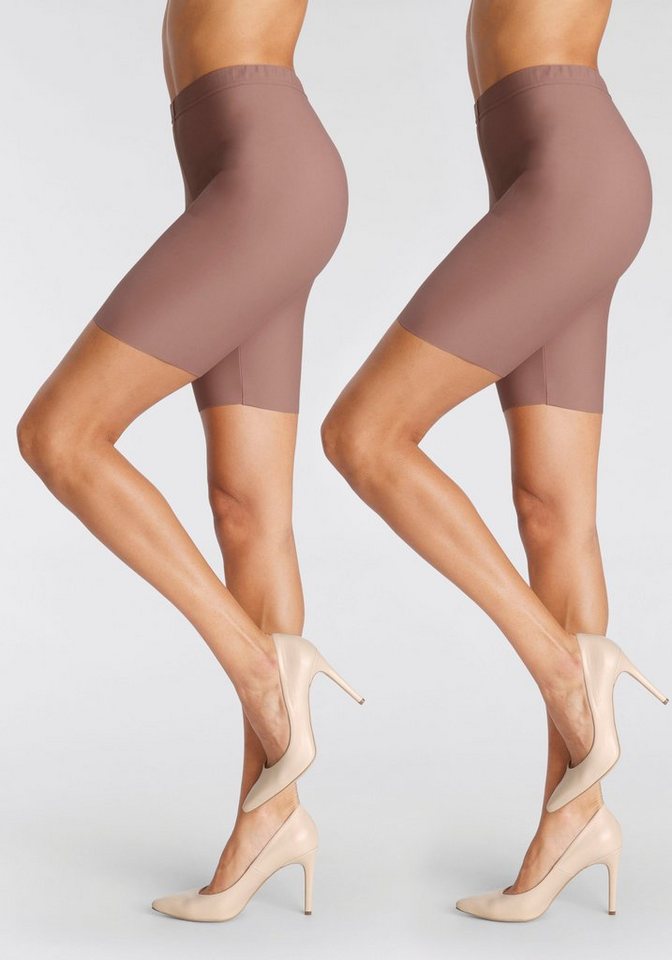 LASCANA Radlerhose Kurze Hose unter Kleider, Röcke, Anti Scheuern, Sommer (Set, 2-tlg., 2er-Pack bis Gr. 52/54) ideal für ein sicheres Gefühl darunter Bild 4