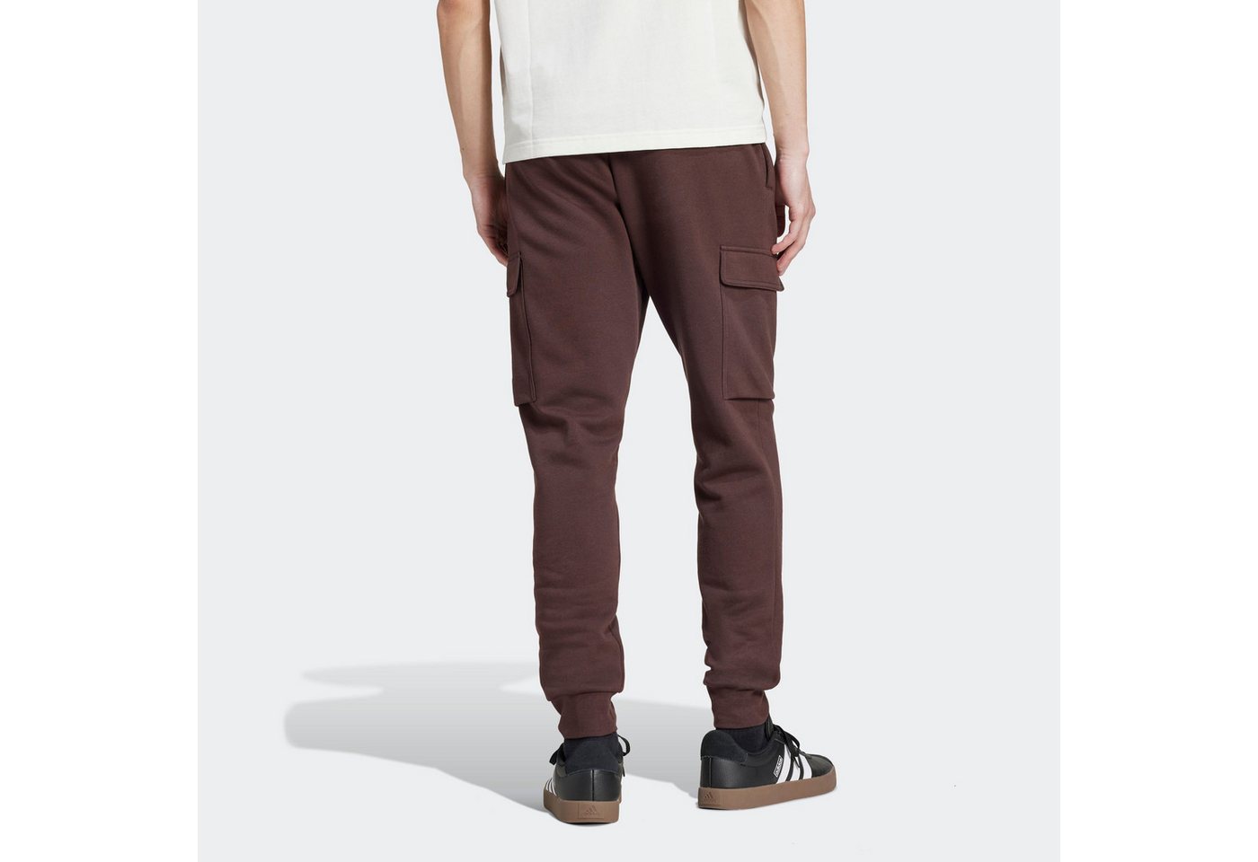 adidas Sportswear Sporthose ESSENTIALS FLEECE REGULAR TAPERED Jogginghose Cargo aus weichem Fleece-Material Bild 2