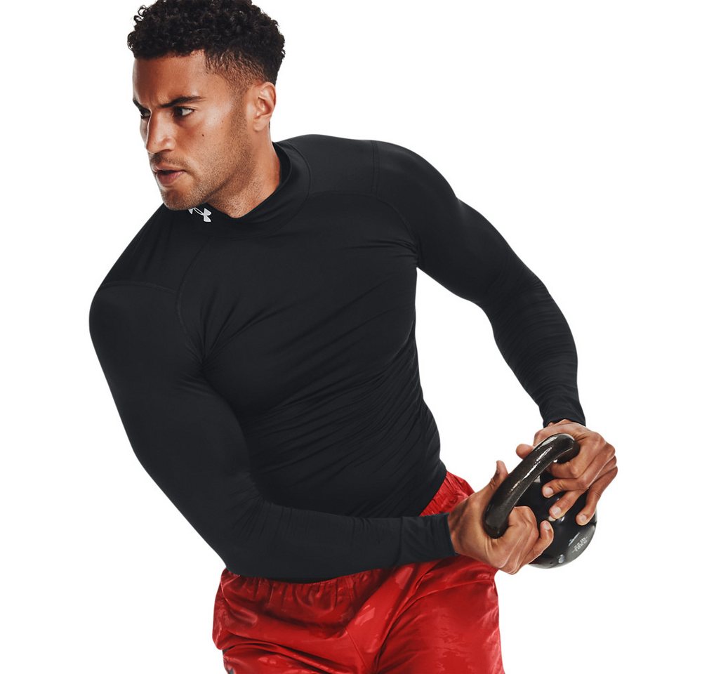 Under Armour® Trainingsshirt HeatGear® Mock Langarm-Oberteil Langarm-Design, mit Stehkragen, atmungsaktiv, normale Schnittform Bild 4