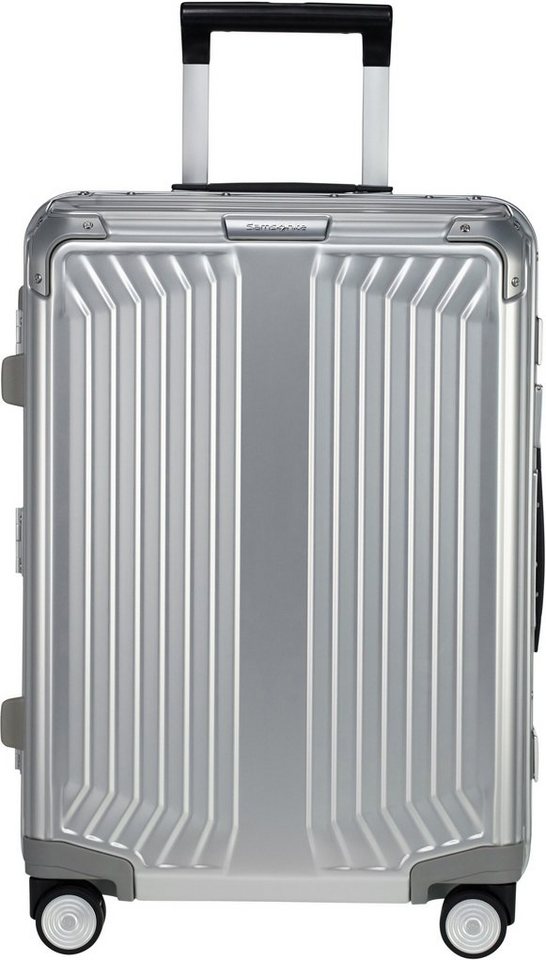 Samsonite Hartschalen-Trolley LITE-BOX ALU, 4 Rollen, aus Aluminium, mit voll gefüttertem Innenraum, mit Kantenschutz Bild 2