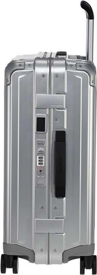 Samsonite Hartschalen-Trolley LITE-BOX ALU, 4 Rollen, aus Aluminium, mit voll gefüttertem Innenraum, mit Kantenschutz Bild 4