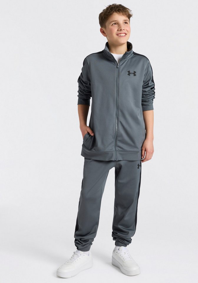 Under Armour® Trainingsanzug UA Rival Knit Track Suit, weiches, innen angerautes Material, schnell trocknendes Polyester