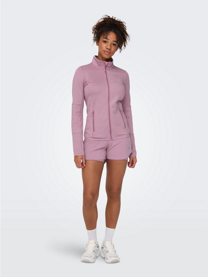 ONLY Play Trainingsjacke ONPJETTA HN FLEECE JCK - NOOS Regular Fit, aus Polyester und Elasthan, mit Stehkragen Bild 5