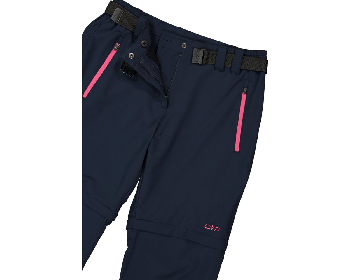CMP Zip-off-Hose WOMAN ZIP OFF PANT (Set, mit Gürtel) mit Reißverschlusstaschen, elastisches Material, schnell trocknend Bild 2