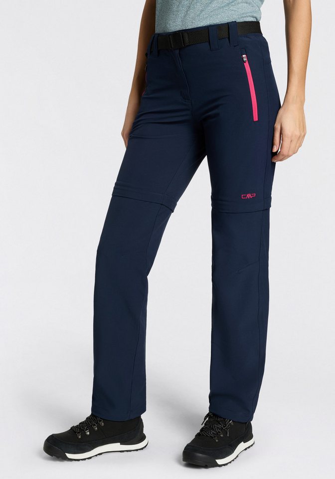 CMP Zip-off-Hose WOMAN ZIP OFF PANT (Set, mit Gürtel) mit Reißverschlusstaschen, elastisches Material, schnell trocknend Bild 4