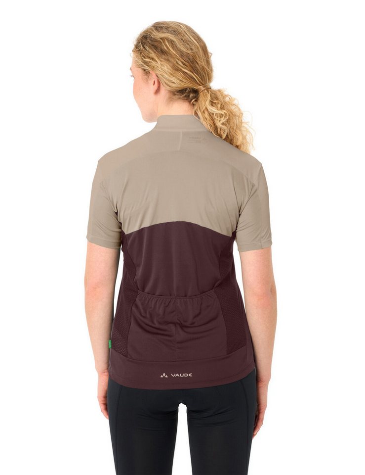VAUDE Radtrikot WOMEN'S MATERA FZ TRICOT für Radsport, mit zwei Rückentaschen, mit Stehkragen, atmungsaktiv Bild 3