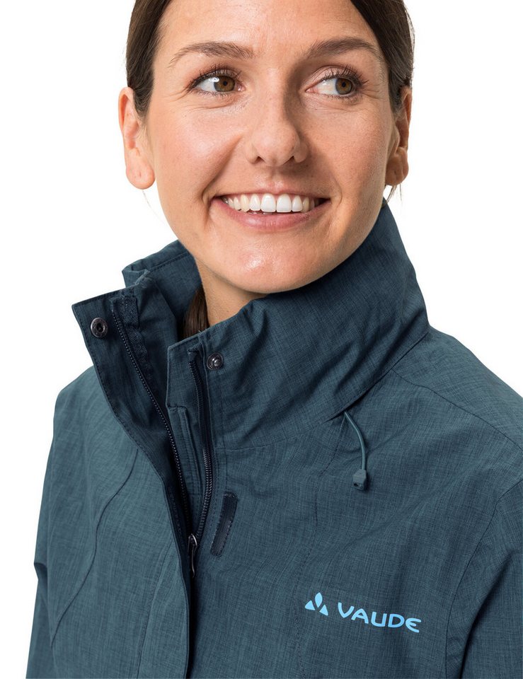 VAUDE Outdoorjacke Women's Rosemoor Jacket II mit abnehmbarer Kapuze, wasserabweisend, windabweisend, atmungsaktiv Bild 3