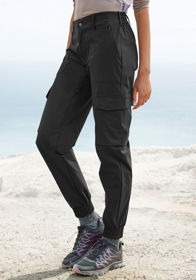 Vivance Active by Lascana Trekkinghose sportlicher Cargo Jogger mit praktischen Taschen