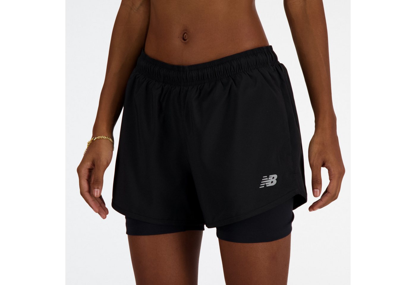 New Balance Laufshorts SPORT ESSENTIAL 2-IN-1 SHORT 3 2-in-1-Konstruktion, mit integrierter Innenhose, für Laufen Bild 2