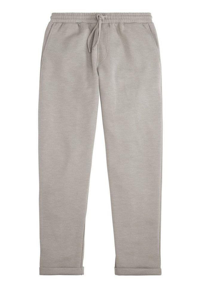John Devin Jogger Pants Jogg Pants, Schlupfhose Umschlag am Beinabschluss, aus elastischer Piqué-Qualität Bild 5