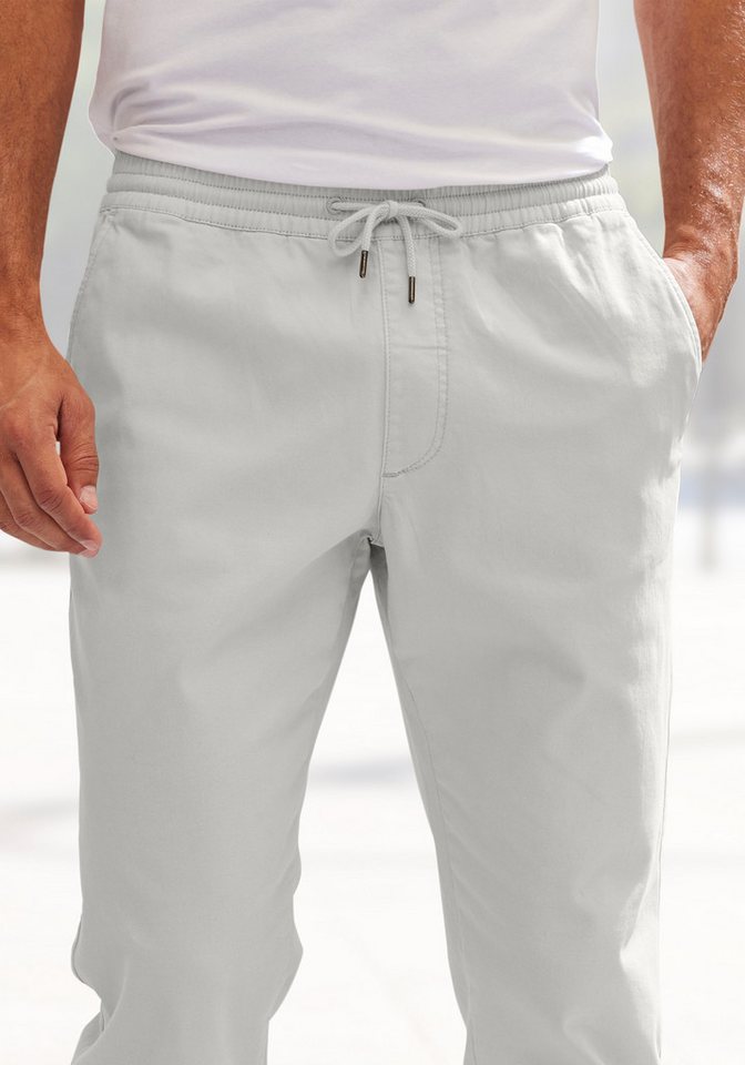 John Devin Jogger Pants Jogg Pants Schlupfhose aus elastischer Baumwoll-Qualität Bild 3