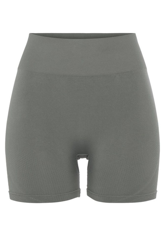 LASCANA Funktionsshorts Po Push Up Seamless-Shorts mit Rippstruktur und Shaping-Effekt, Sportshorts Bild 3