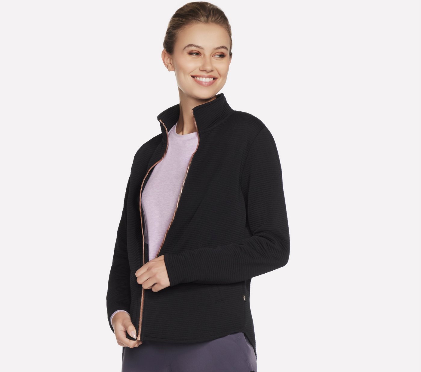 Skechers Trainingsjacke Women's Jacket mit Reißverschluss, aus elastischem Jersey-Material Bild 2