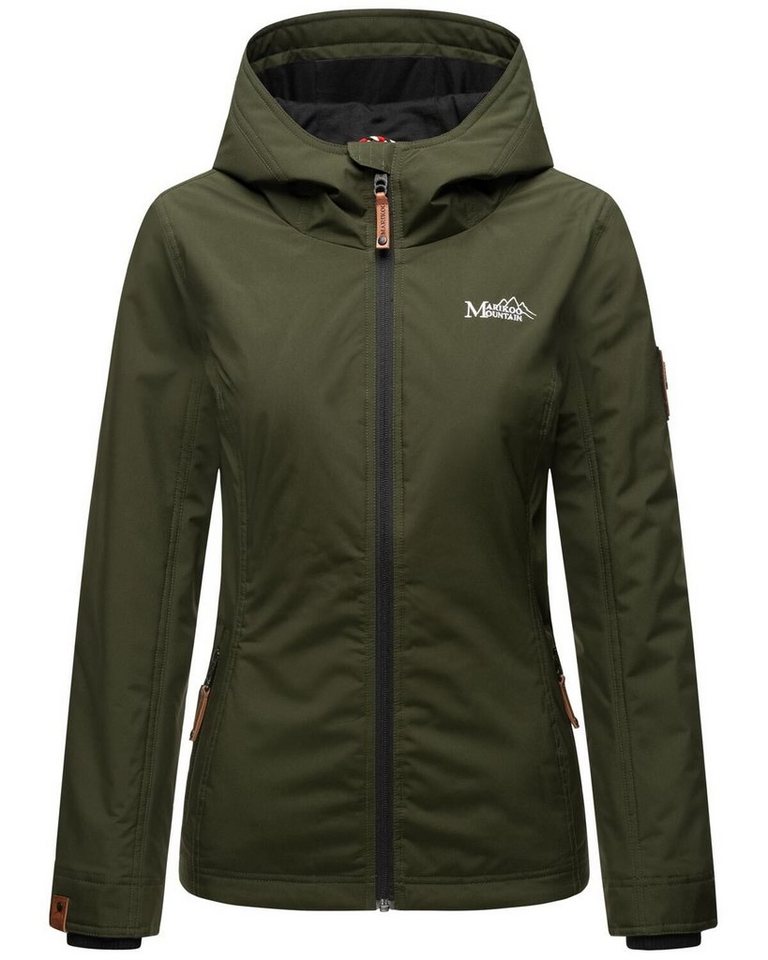Marikoo Outdoorjacke Brombeere Sportliche Übergangsjacke mit Kapuze und schützendem Kragen Bild 3