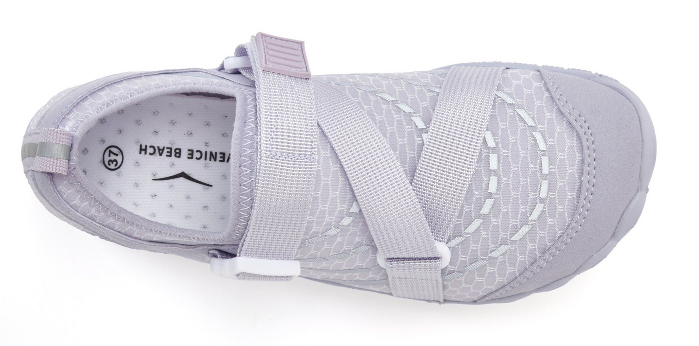 Venice Beach Badelatsche, Badeschuhe, Badeschlappe, Barfußschuh, leichter Slipper Aquaschuh Wasserschuh schnelltrocknend mit ultraleichter Sohle VEGAN Bild 5