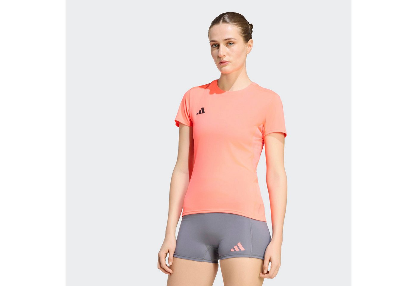 adidas Performance Laufshirt ADIZERO E TEE für Erwachsene, ohne Verschluss, mit Rundhalsausschnitt Bild 3
