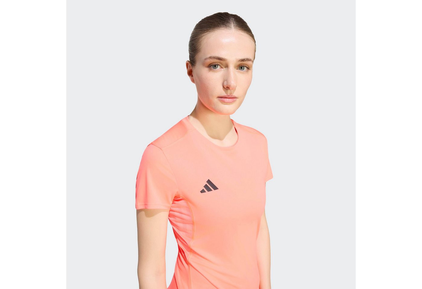 adidas Performance Laufshirt ADIZERO E TEE für Erwachsene, ohne Verschluss, mit Rundhalsausschnitt Bild 4