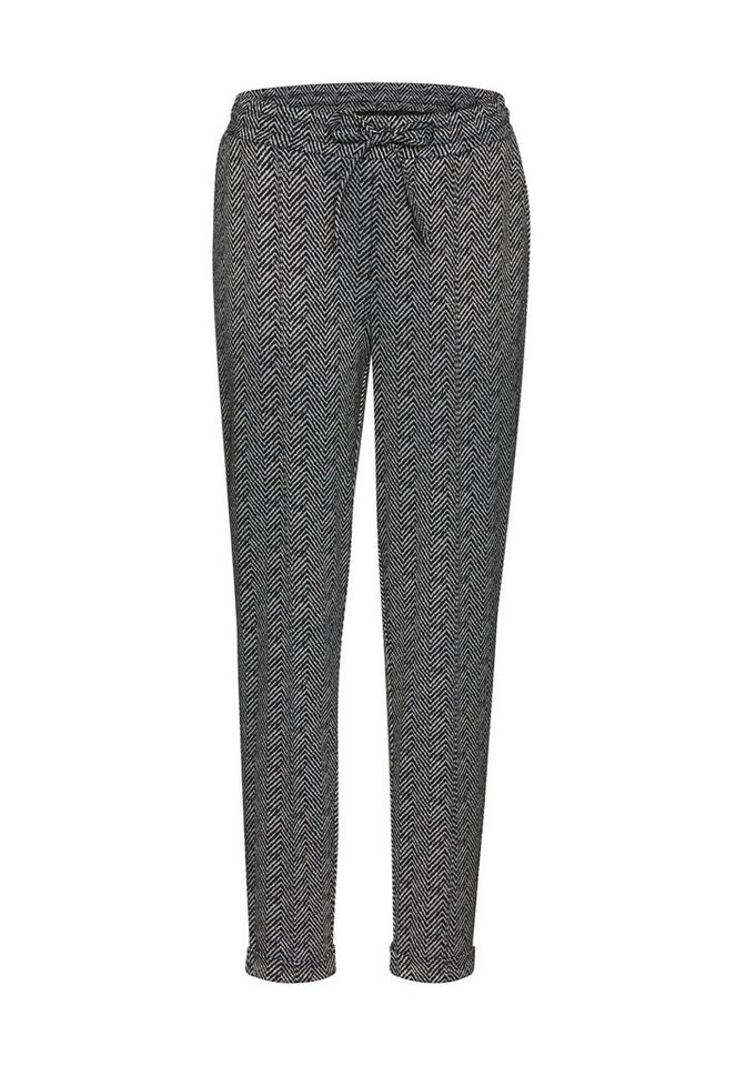 Vivance by Lascana Jogger Pants aus bequemen Stretchstoff mit Zickzack-Muster, Schlupfhose, Gummibund, Sommerhose