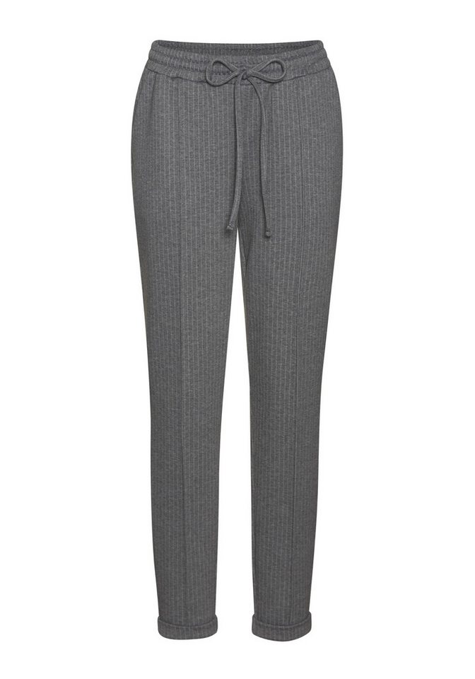 Vivance by Lascana Jogger Pants aus bequemen Stretchstoff mit Streifenmuster, Schlupfhose, schmaler Schnitt, Sommerhose Bild 4