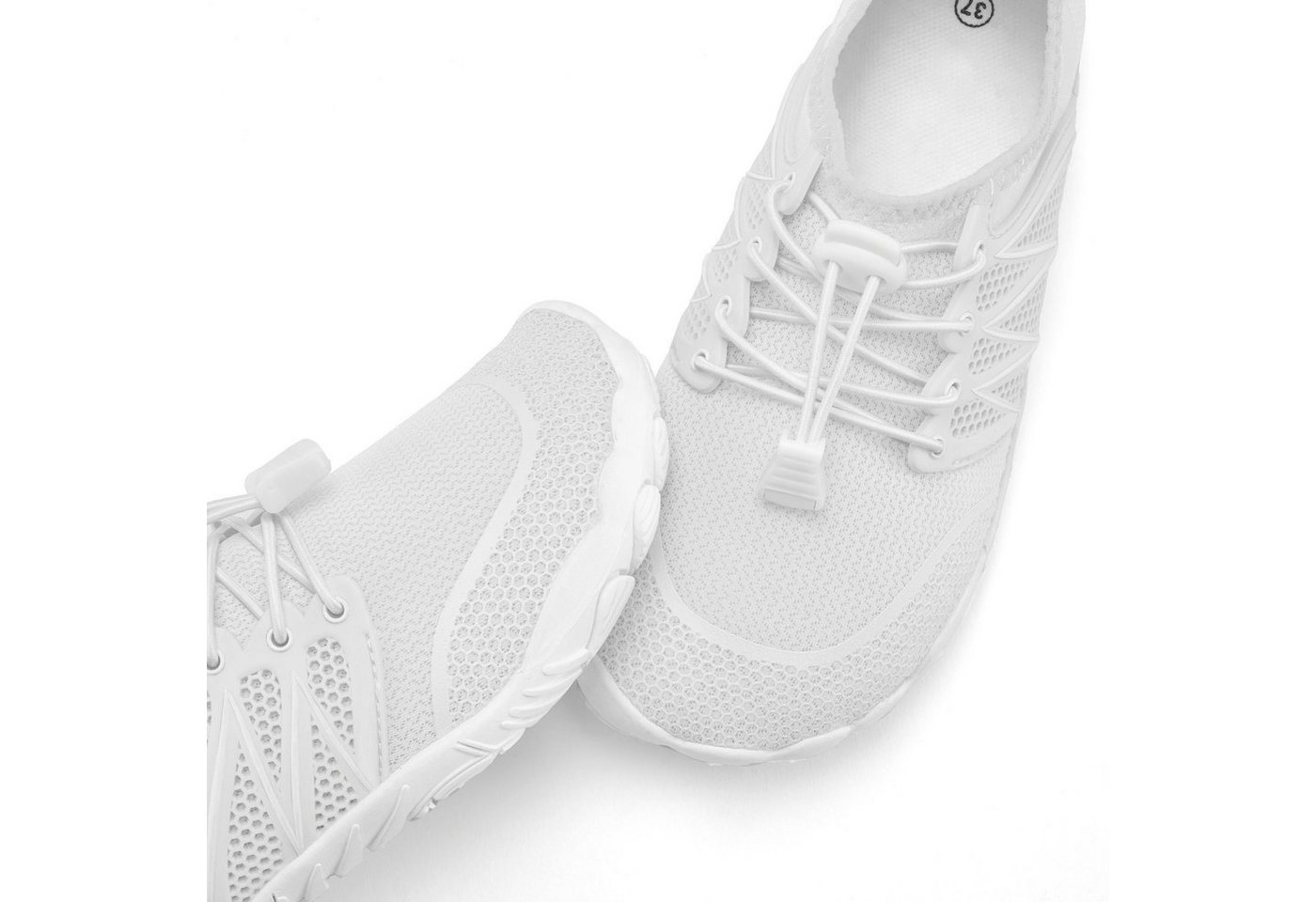 Venice Beach Badelatsche, Badeschuhe, Badeschlappe, Barfußschuh, leichter Slipper Aquaschuh Wasserschuh mit elastischen Bändern, schnelltrocknend VEGAN