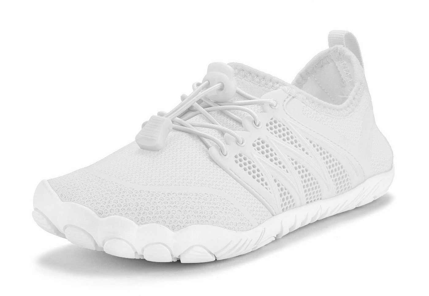 Venice Beach Badelatsche, Badeschuhe, Badeschlappe, Barfußschuh, leichter Slipper Aquaschuh Wasserschuh mit elastischen Bändern, schnelltrocknend VEGAN Bild 3