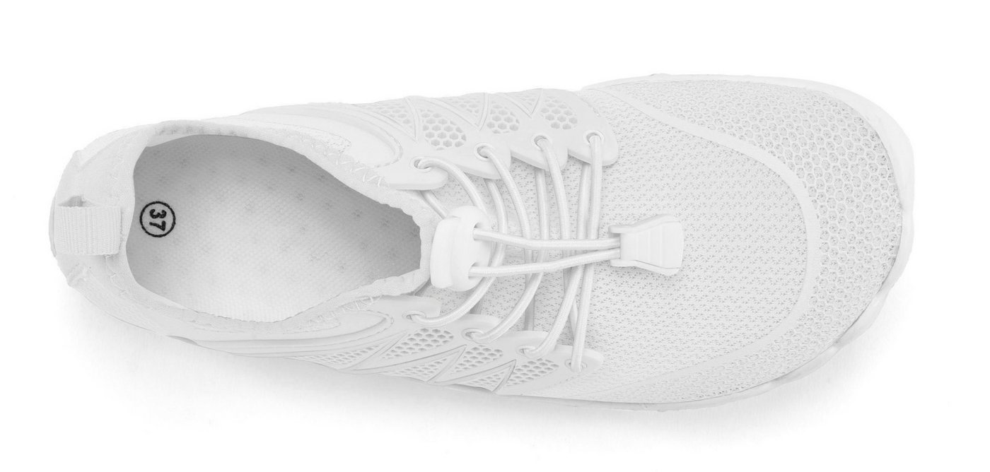 Venice Beach Badelatsche, Badeschuhe, Badeschlappe, Barfußschuh, leichter Slipper Aquaschuh Wasserschuh mit elastischen Bändern, schnelltrocknend VEGAN Bild 5