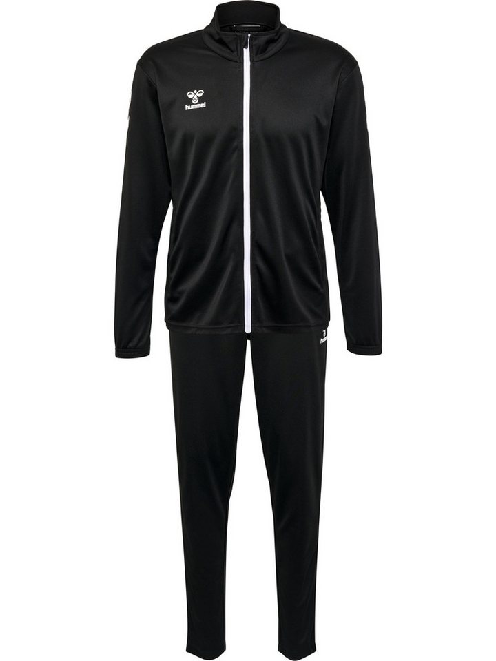 hummel Trainingsanzug HMLLOGO SUIT (2-tlg), zweiteiliges Set, ohne Kapuze, aus Polyester Bild 2