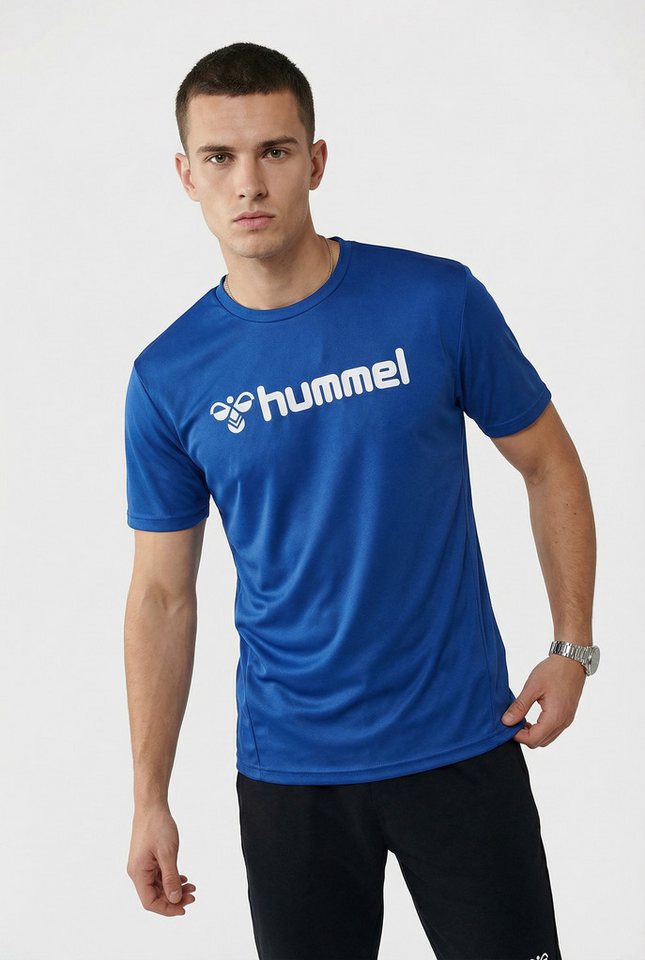 hummel Trainingsshirt hmlLOGO JERSEY S/S mit Rundhalsausschnitt, Kurzarm-Design, schnell trocknend Bild 3