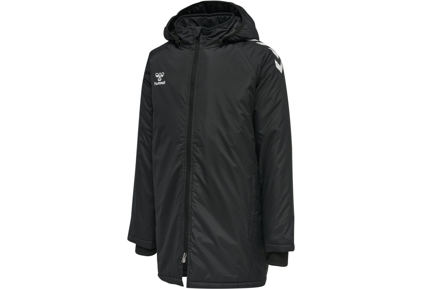 hummel Stadionjacke mit Kapuze, wärmend, winddicht Bild 3